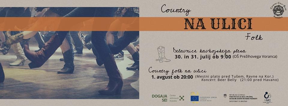 Na Ravnah pripravljajo večdnevno plesno druženje ob country in folk glasbi