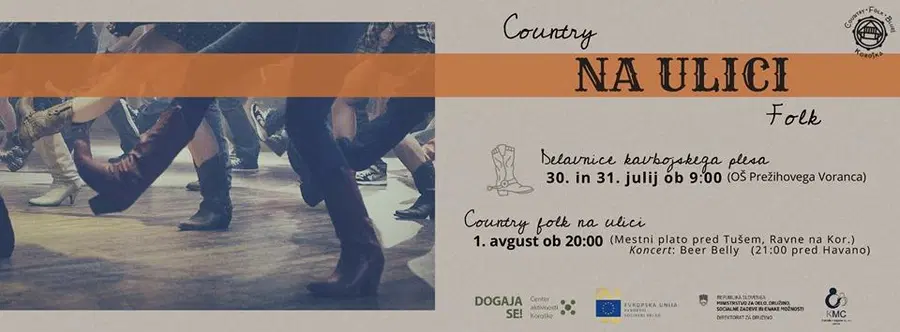 Na Ravnah pripravljajo večdnevno plesno druženje ob country in folk glasbi