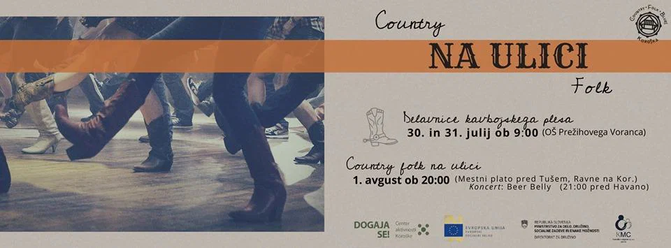 Na Ravnah pripravljajo večdnevno plesno druženje ob country in folk glasbi