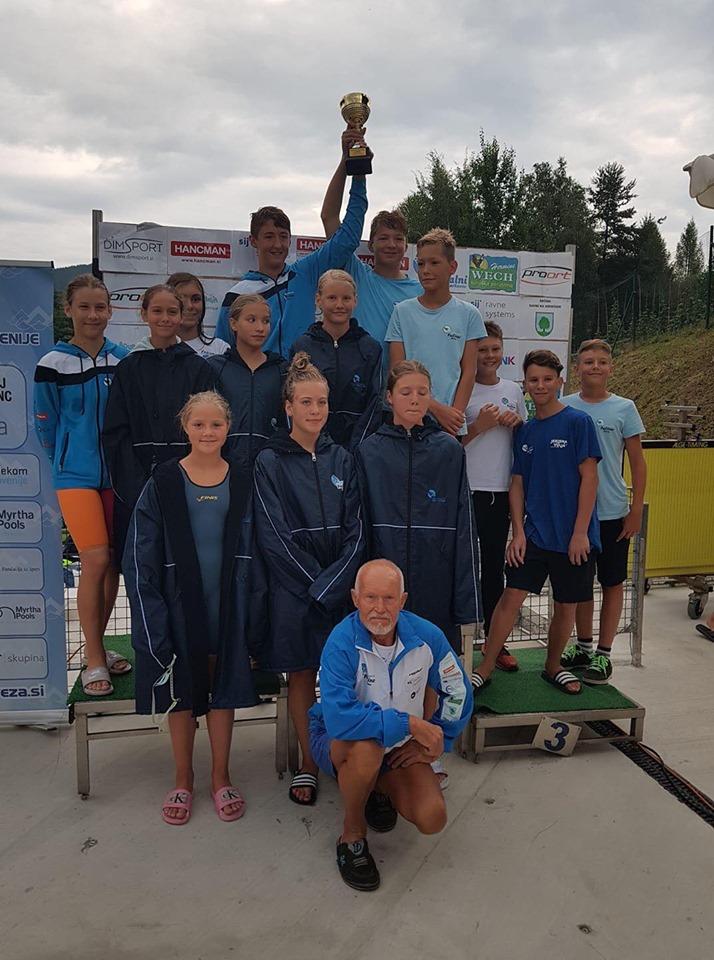 Fužinarjeve plavalke in plavalci tretji na poletnem državnem prvenstvu 2019