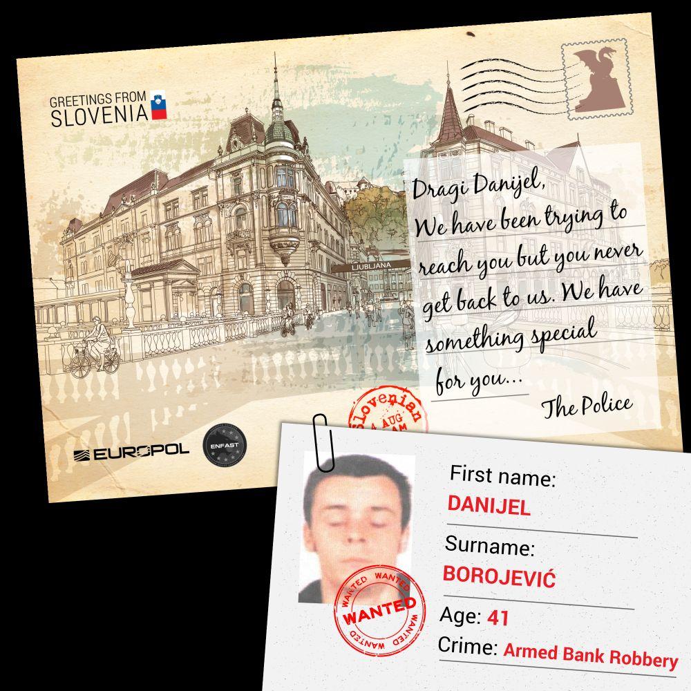 Policisti še vedno iščejo Danijela Borojevića, ki je pred 17. leti oropal banko v Celju: "Morda se skriva prav tam, kjer ste na dopustu vi"