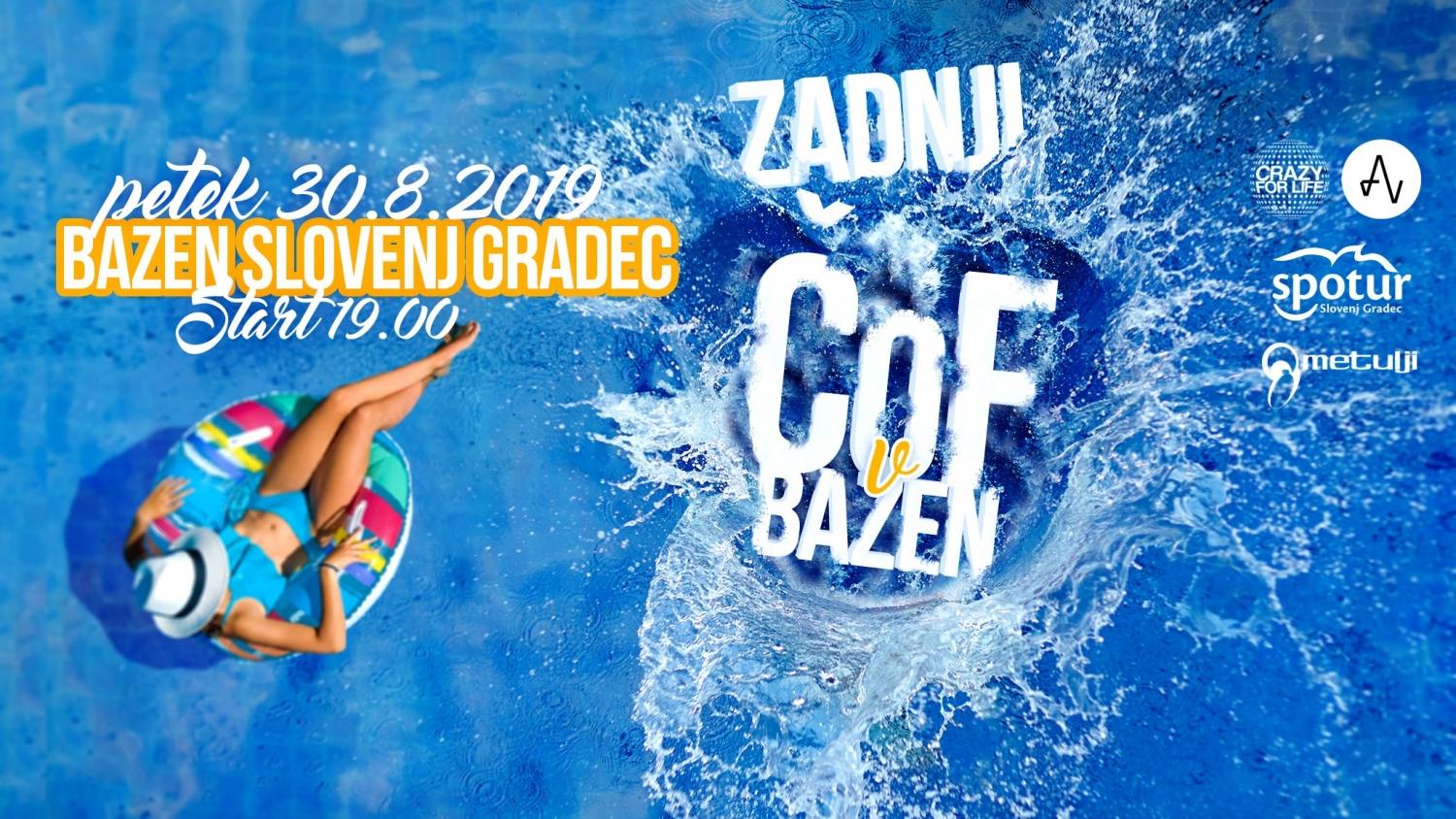 V Slovenj Gradcu boste lahko ob zabavi zadnjič čofnili v bazen