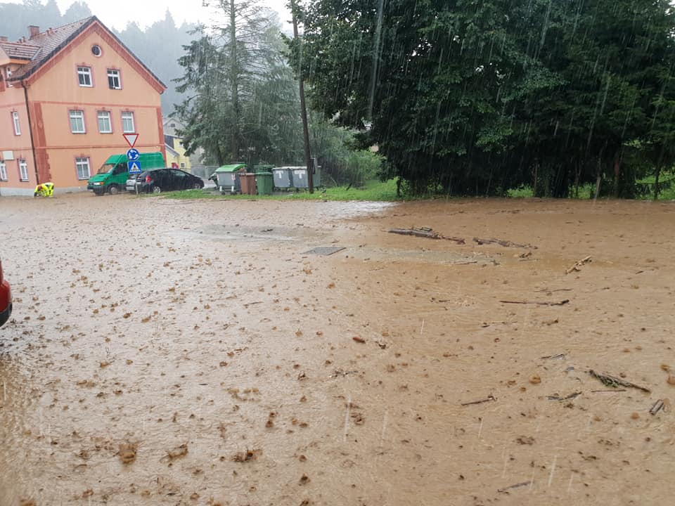 Mirko Vošner po sobotnem neurju: "Občina Muta zagotovo pričakuje pomoč države, z lastnimi proračunskimi sredstvi tako velikega finančnega zalogaja preprosto ne zmoremo" (FOTO)