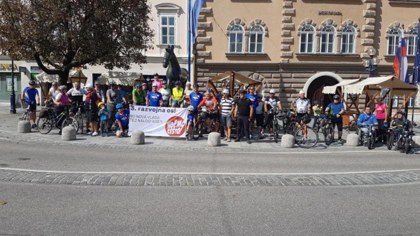»Hoč`mo prvo lopato!«: v soboto bo 5. kolesarjenje po 3. razvojni osi