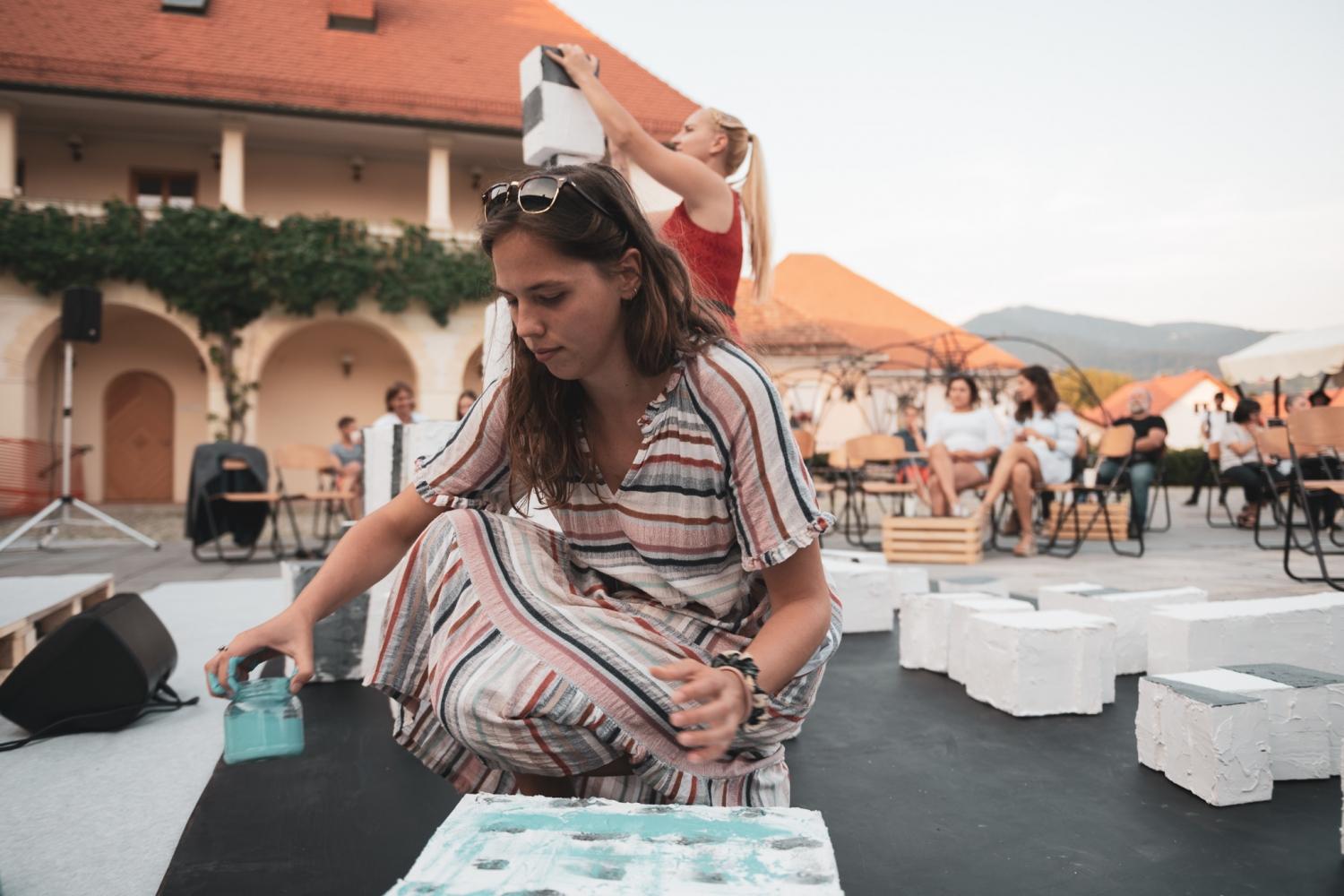 V Slovenj Gradcu so postavljali nove oblike mesta (FOTO)