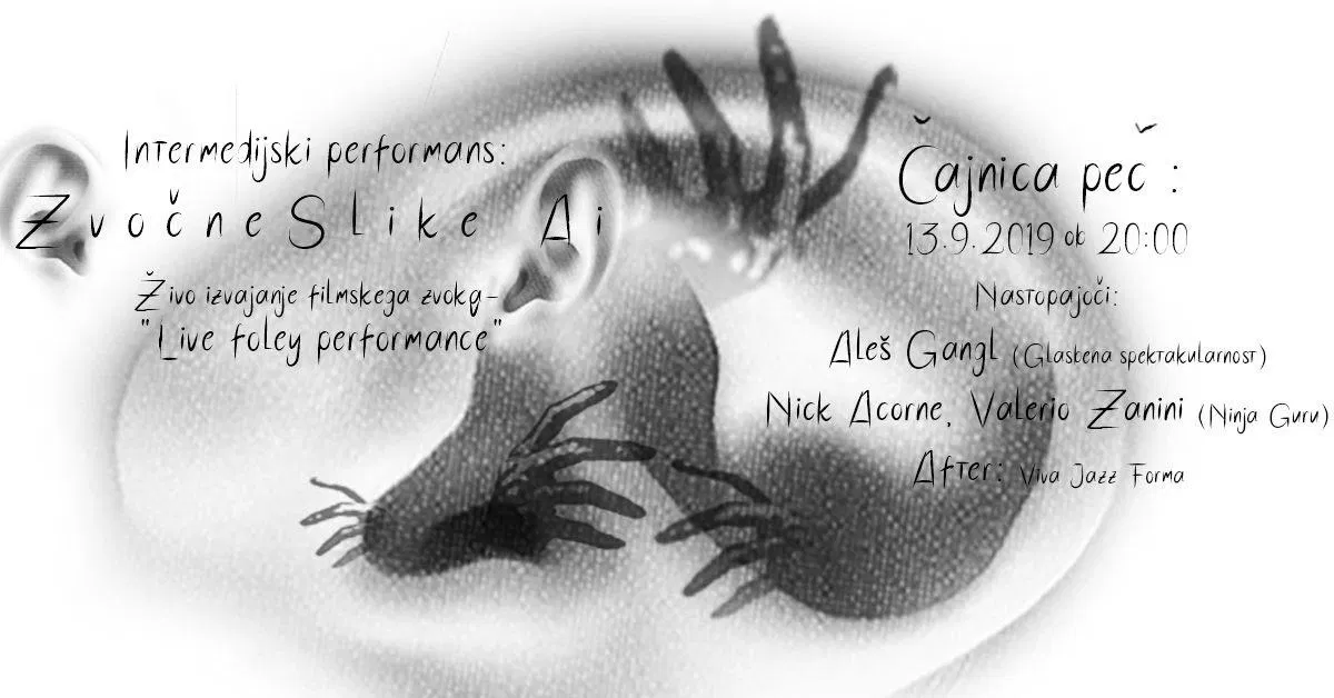 Prvi live "Foley" performans pri nas