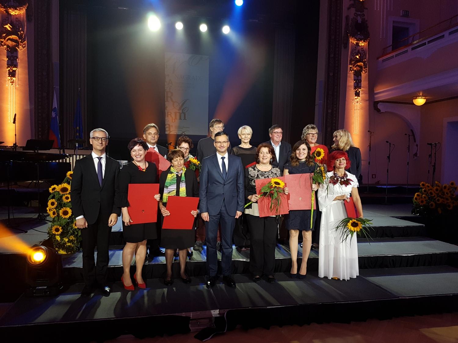 Pred svetovnim dnevom učiteljev podelili najvišje nagrade na področju šolstva