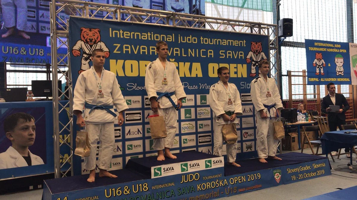Slovenjgraški judoisti na mednarodnem turnirju do štirih bronastih medalj (FOTO)