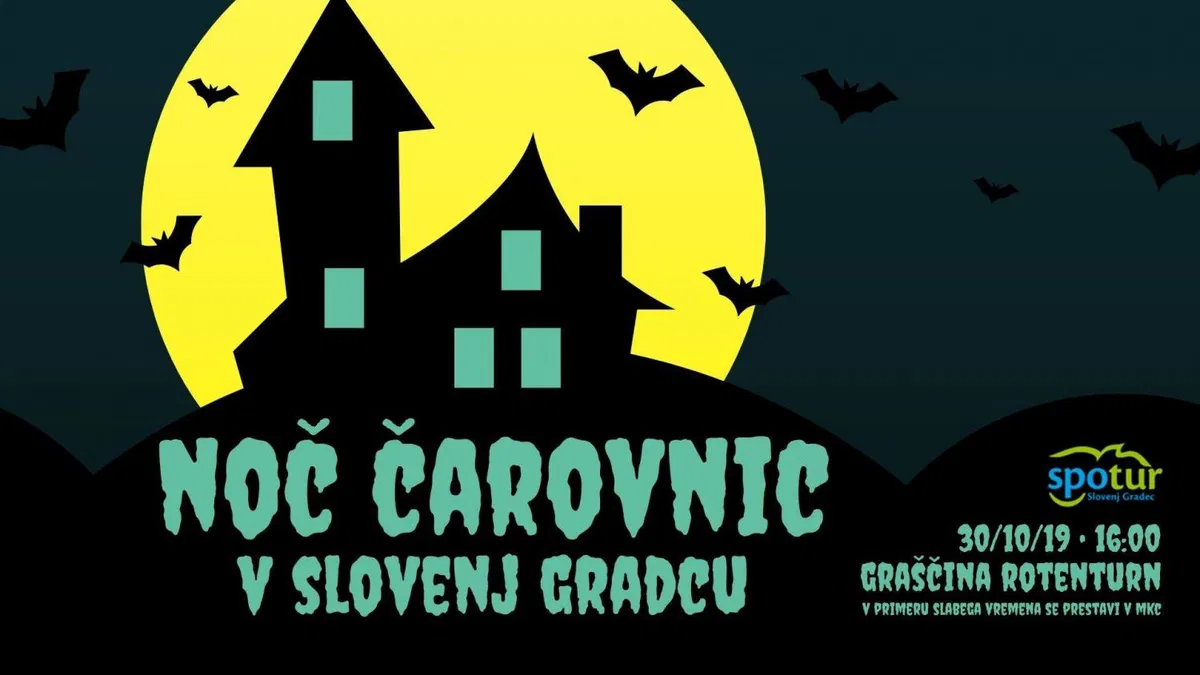 Noč čarovnic v Slovenj Gradcu zaradi vremenskih nevšečnosti na drugi lokaciji