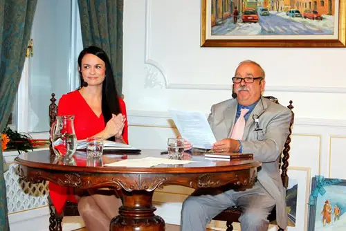 Janez Jurič je v Dvorcu Bukovje predstavil svojo drugo knjigo, zbirko črtic (FOTO)