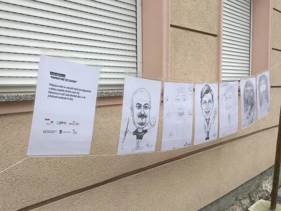 Karikature so zakon! - Vabljeni na Meškovo ulico (FOTO)