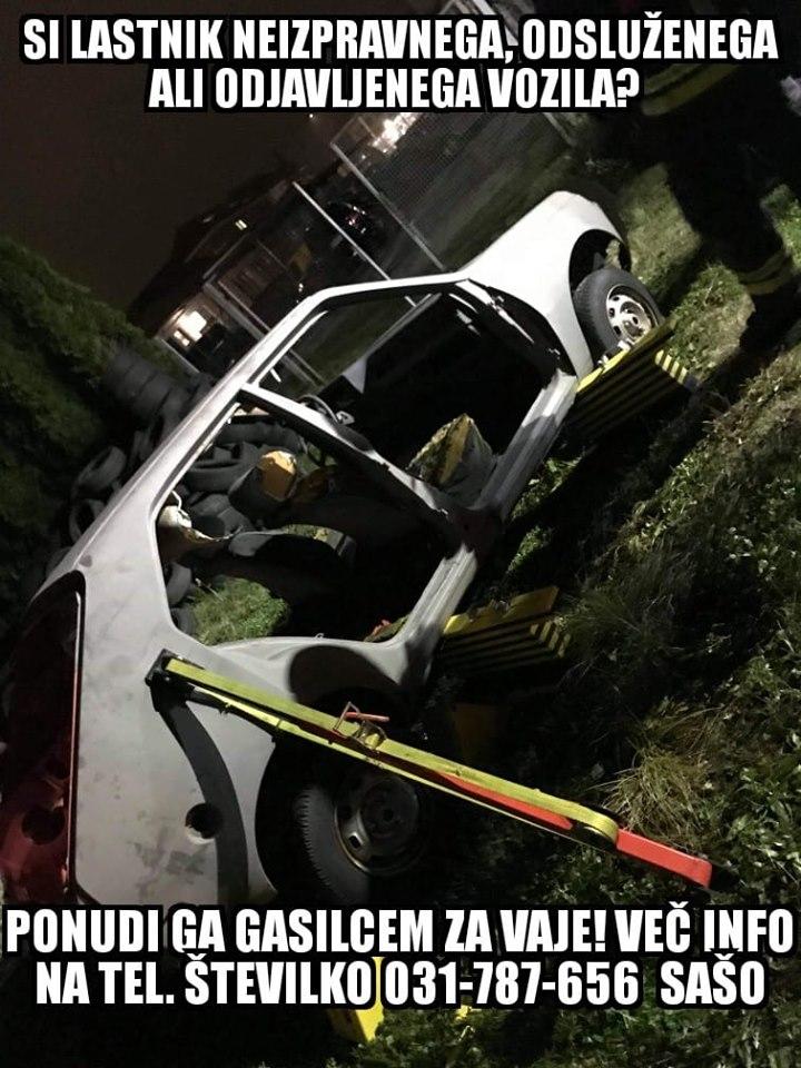 Ste lastnik neizpravnega, odsluženega ali odjavljenega avtomobila?