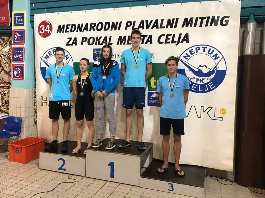 Fužinar še oplemenitil izjemen plavalni vikend: 8 zmag v Celju in dvojne stopničke v Zagrebu (FOTO)