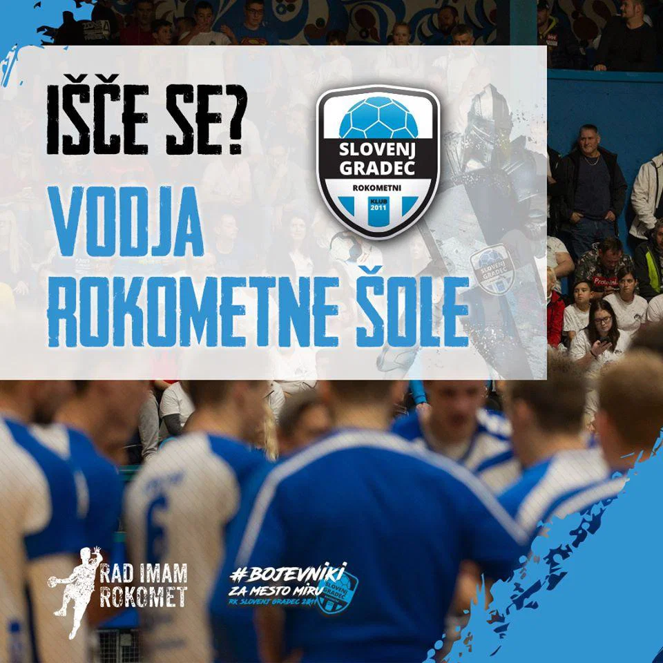 V Slovenj Gradcu iščejo novega vodjo rokometne šole