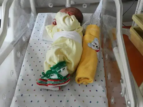 Muce copatarice novorojenčkom podarile božične copatke