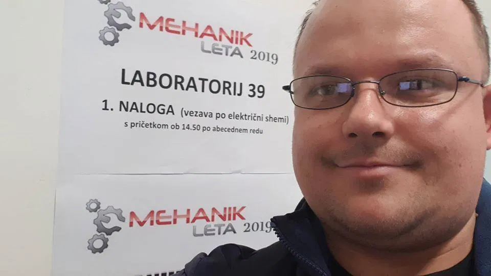 Korošec Robert Žnider četrti najboljši mehanik v Sloveniji (FOTO)