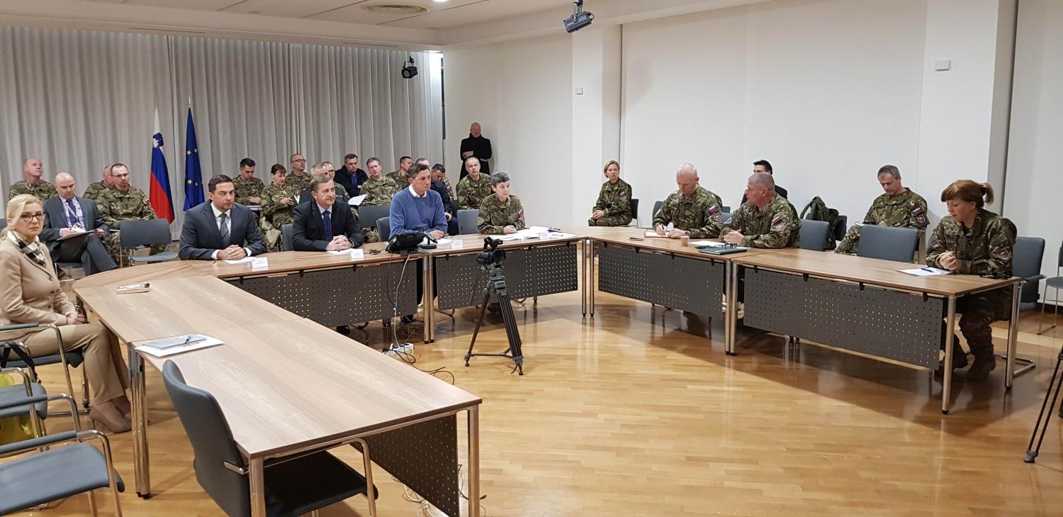 Slovenske vojake bodo po iranskem napadu v Erbilu od tam evakuirali (VIDEO)