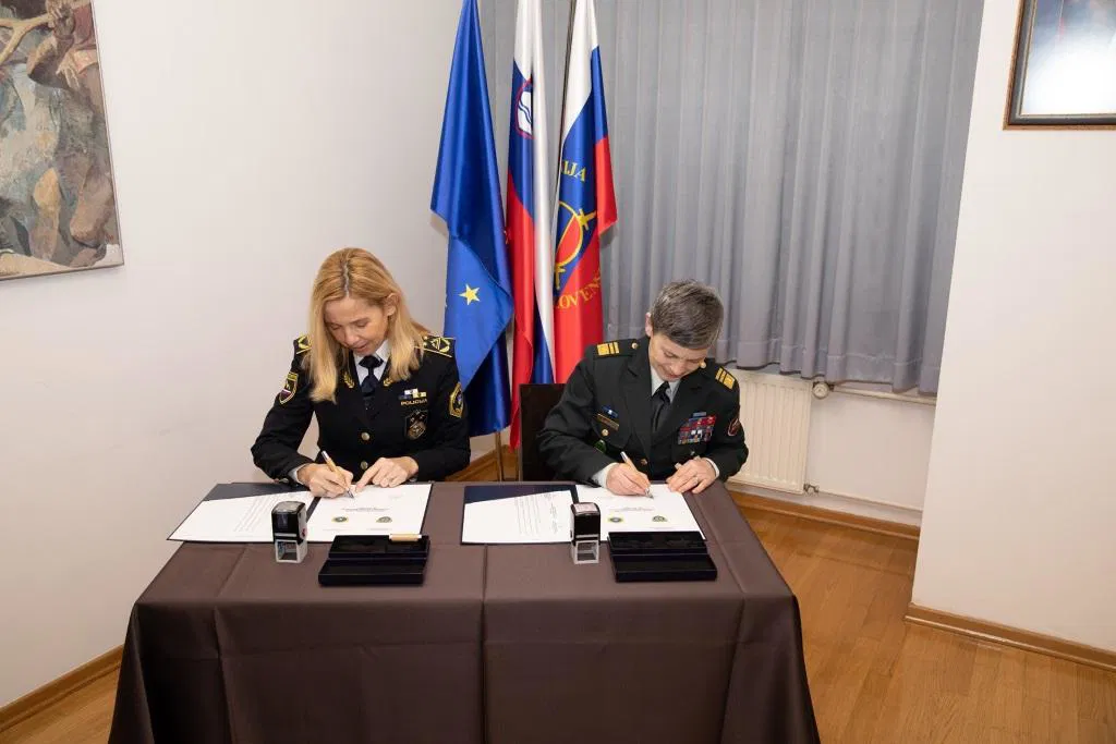 Slovenska vojska s Policijo podpisala milijonsko sodelovanje (FOTO)