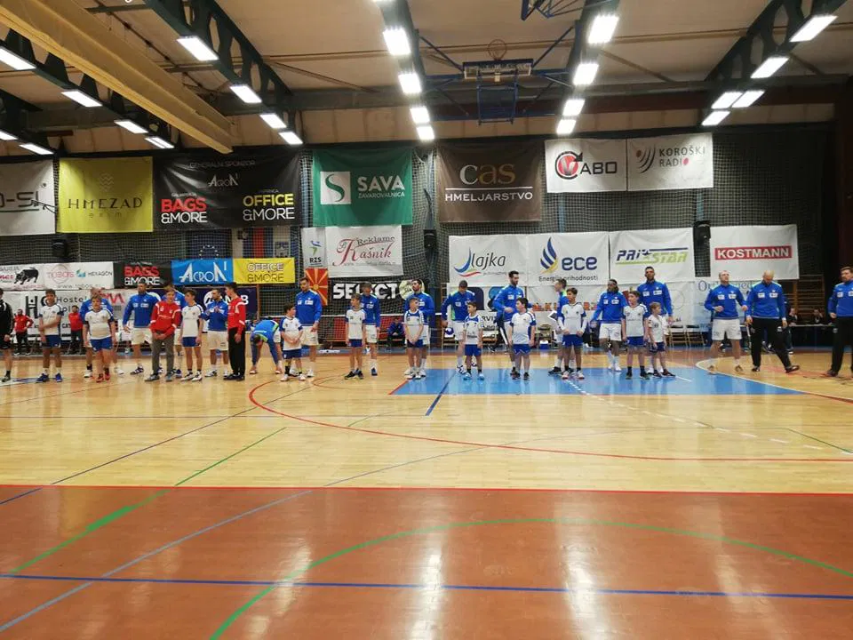 Slovenski rokometaši v Slovenj Gradcu premagali Makedonce (FOTO in VIDEO)