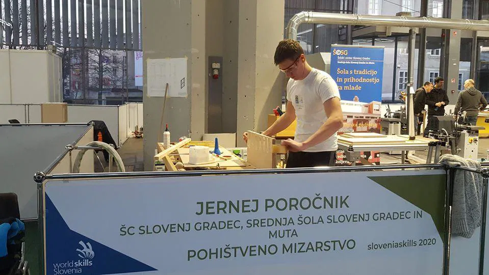 Jernej Poročnik zlat na SloveniaSkills 2020, Jože Korenjak odličen četrti (FOTO)