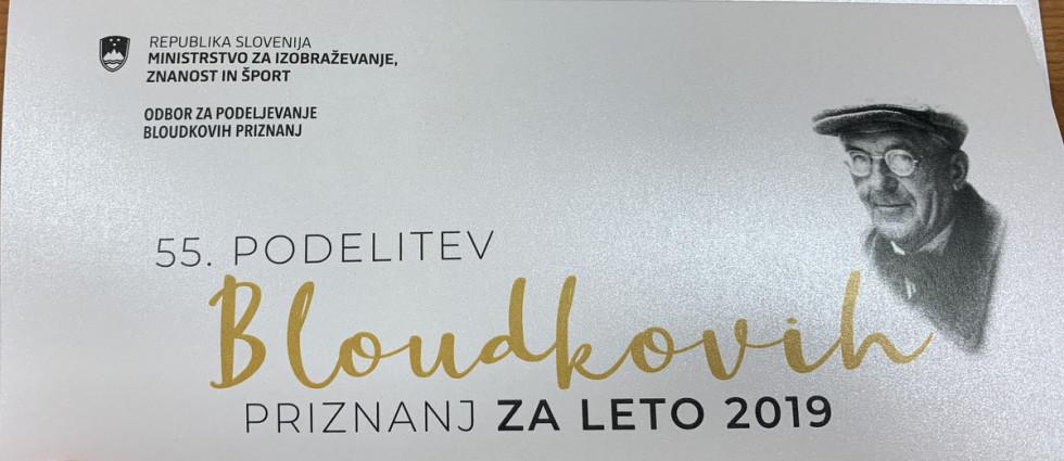 Znani Bloudkovi nagrajenci za leto 2019