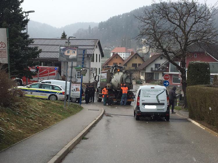 V Slovenj Gradcu občani zaznali vonj po plinu (FOTO)