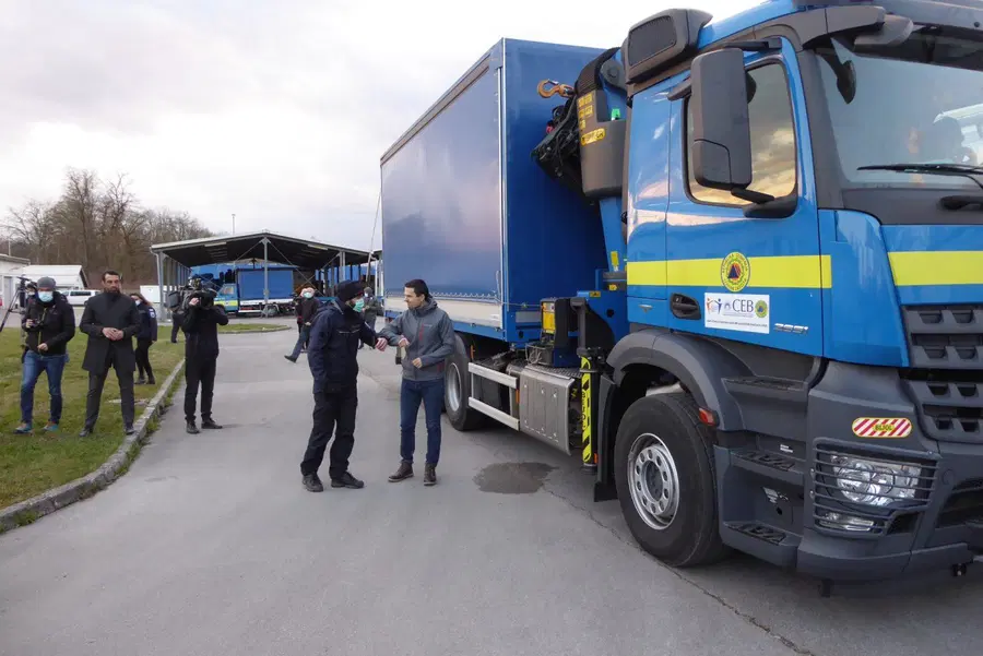 Slovenija ob potresu priskočila na pomoč Hrvaški (VIDEO)