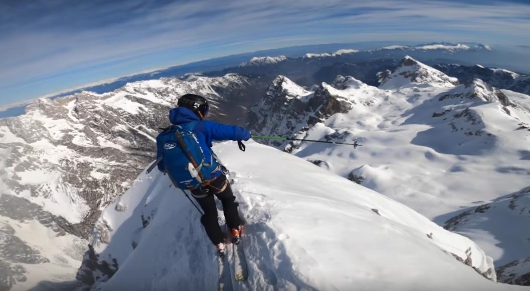 Si predstavljate smučati s Triglava? Ti trije Slovenci so! (VIDEO)