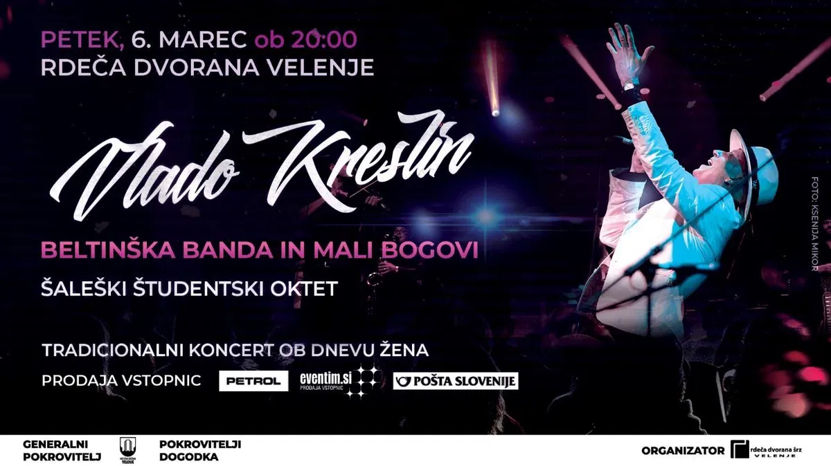 Najbolj romantični glasbeni spektakel letošnje pomladi – čaka nas že 8. tradicionalni koncert ob dnevu žena v Rdeči dvorani Velenje