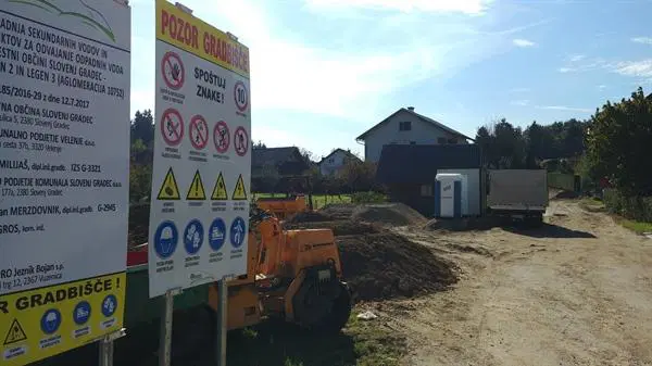 Na Legnu bodo nadaljevali z izgradnjo kanalizacije