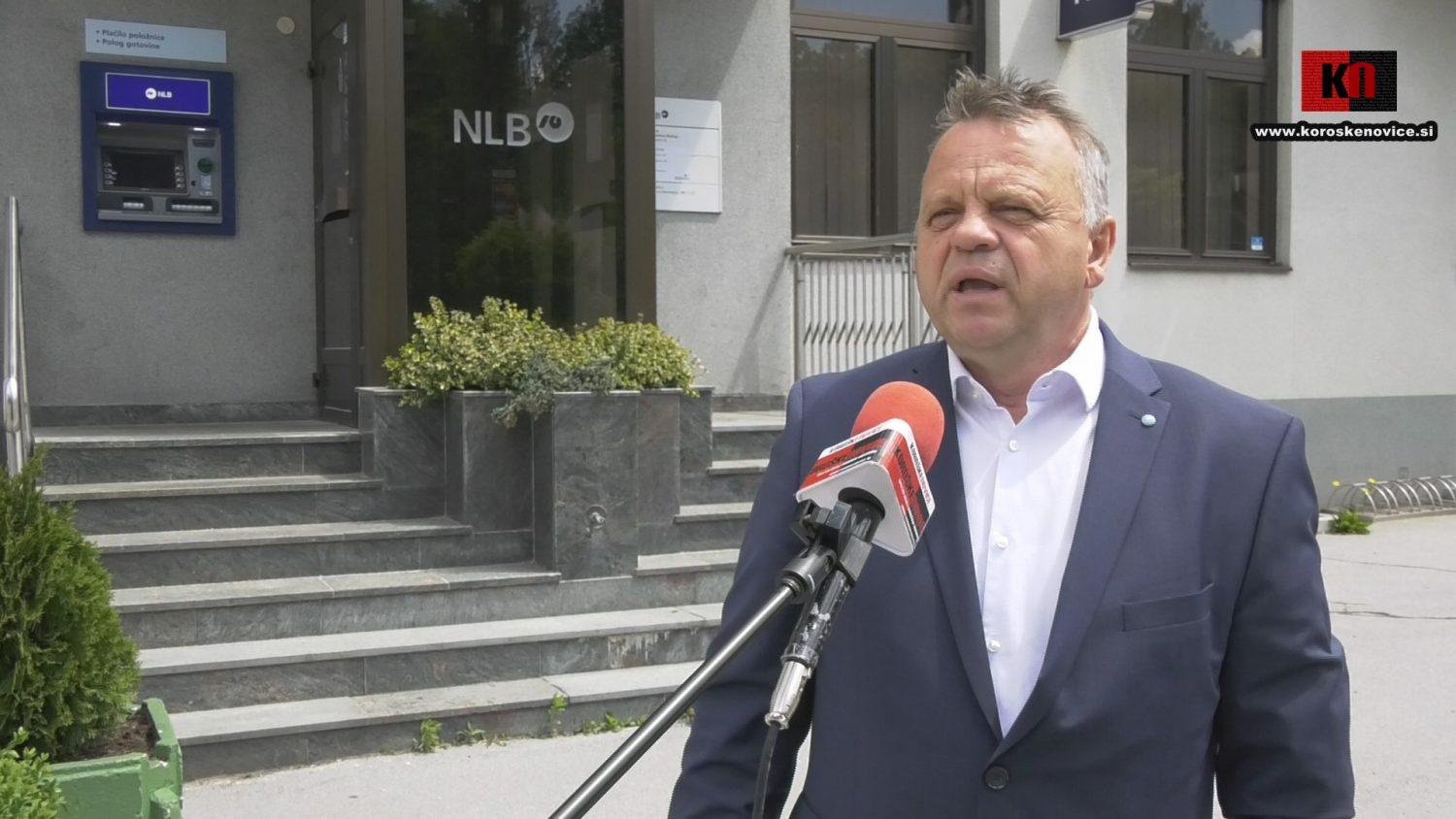 Župan Mislinje: "Ogorčen sem, da se banka zapira." (VIDEO in FOTO)