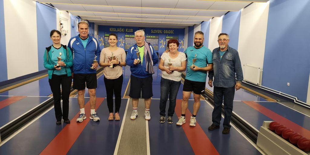 V Slovenj Gradcu je končano klubsko prvenstvo v kegljanju