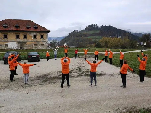 Šola zdravja znova pričela s telovadbo