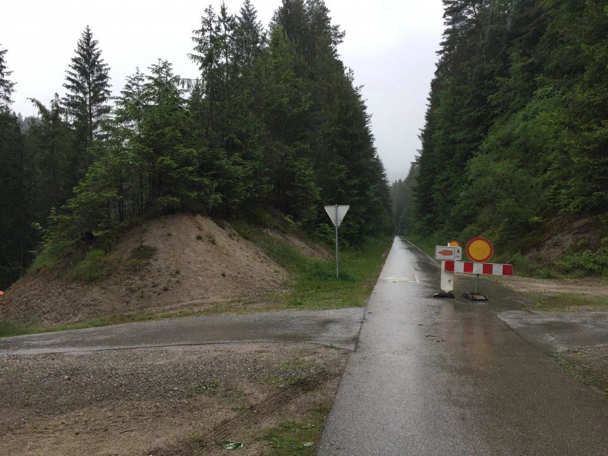 Kolesarji, pazljivo! Mislinjski predor do nadaljnjega zaprt