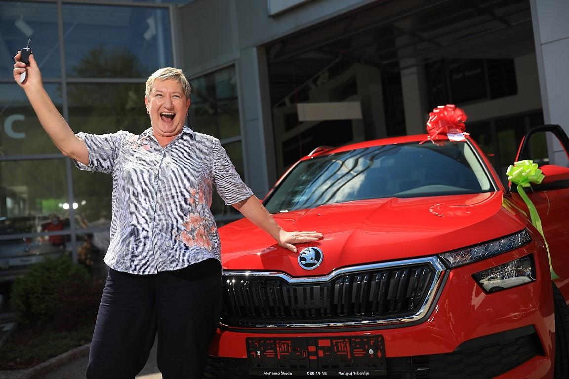 Korošica srečna prejemnica novega avtomobila