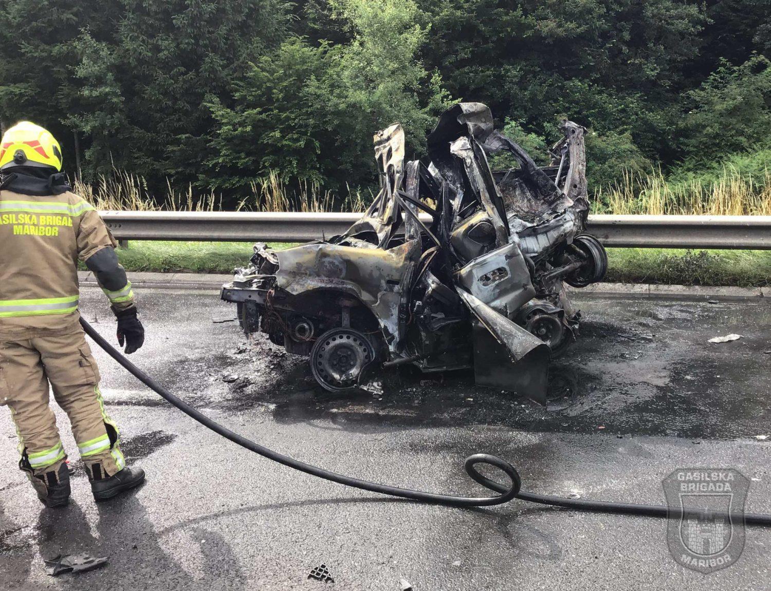 Huda prometna nezgoda s srečnim koncem