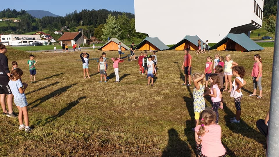 V Slovenj Gradcu so otroci uživali na poletnem taboru