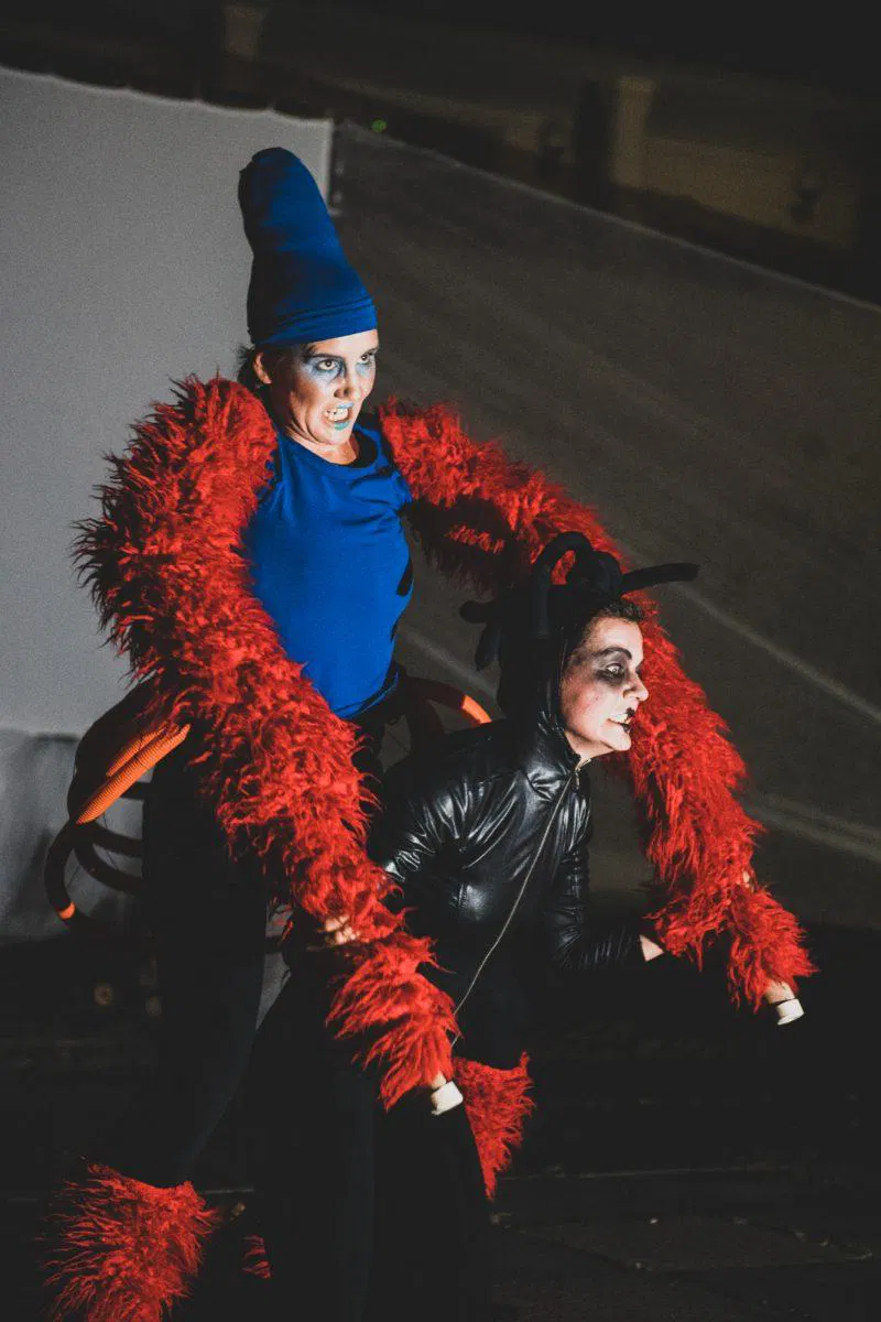 Na dvorcu Rotenturn so  plesale sence