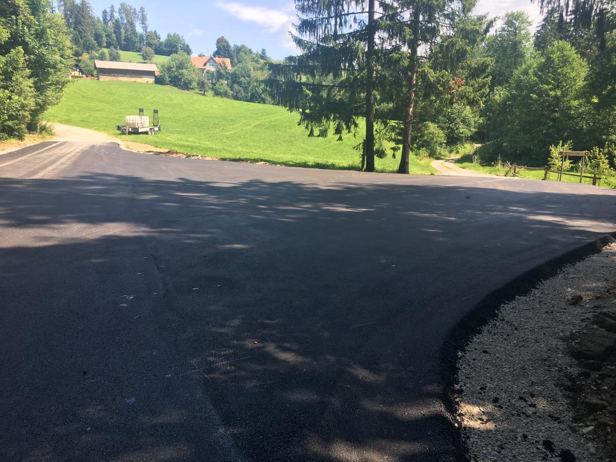 Makadamska pot do Prežihove bajte je prenovljena