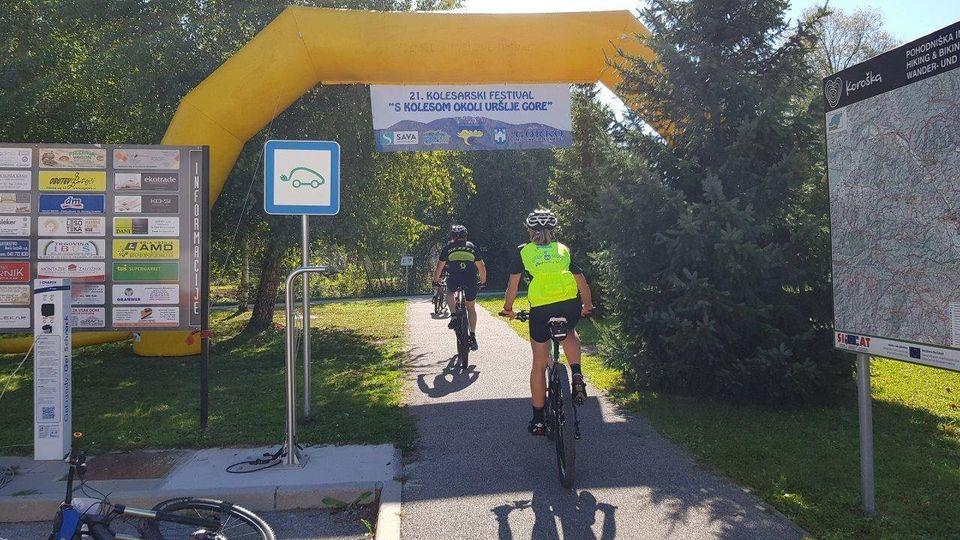 Preko 180 kolesarjev in kolesark na 21. festivalu "S kolesom okoli Uršlje gore"