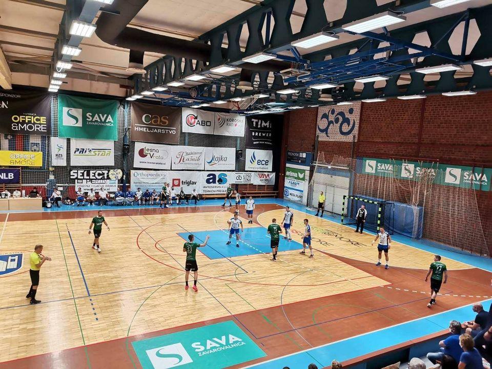 Slovenjgraški rokometaši po hudem boju izgubili proti Celjanom