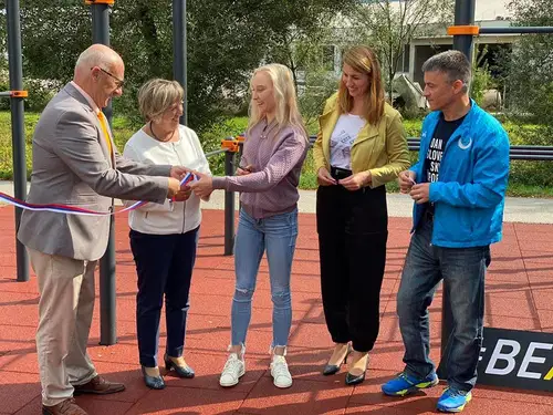 Janja Garnbret postala ambasadorka jeklenega športnega poligona v Slovenj Gradcu