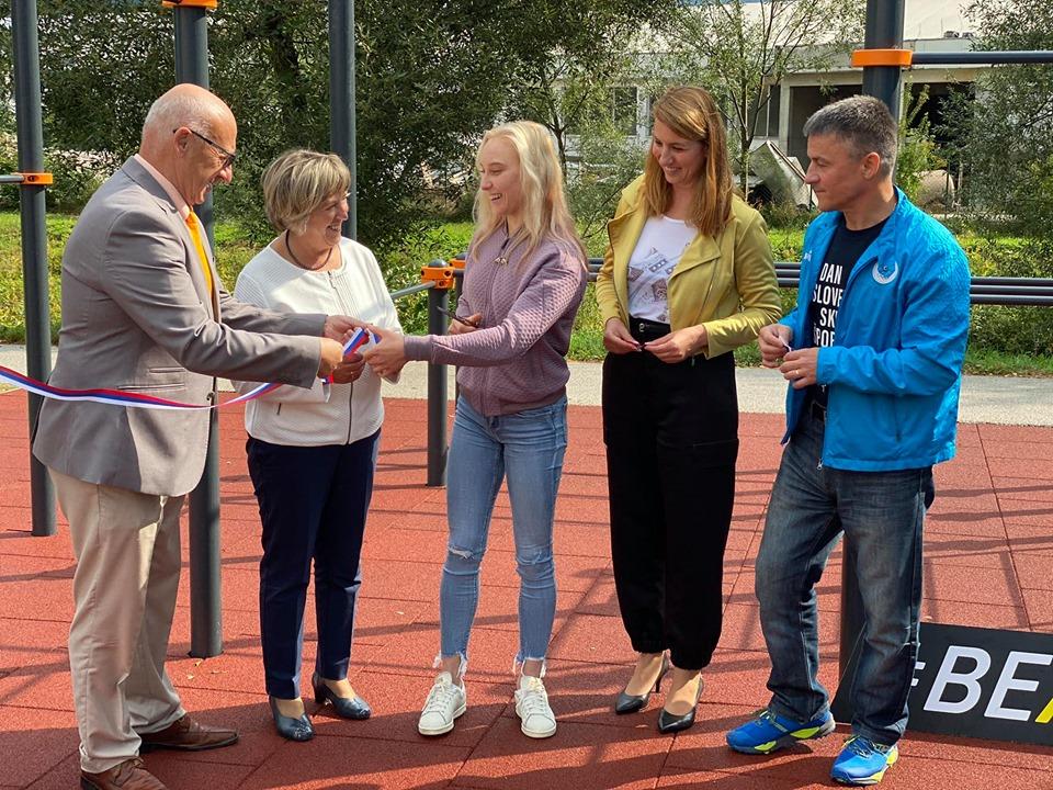 Janja Garnbret postala ambasadorka jeklenega športnega poligona v Slovenj Gradcu