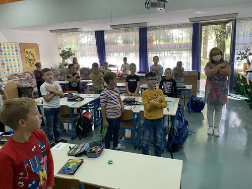 Tako so županu zapeli učenci Prve OŠ Slovenj Gradec