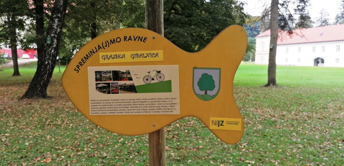 Na Ravnah "Grajska gibalnica" za več gibanja