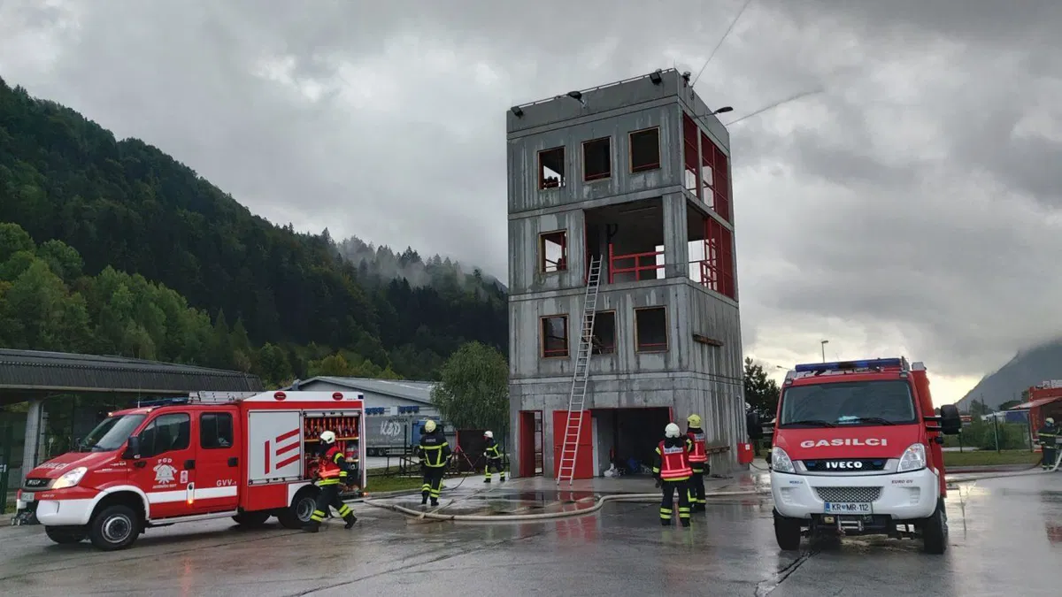 Na Jesenicah odprli tretji gasilski poligon v državi
