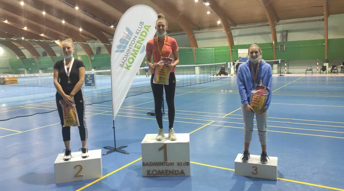 Kara Zorman do tretjega mesta na badminton turnirju, uspešni tudi ostali iz ŠD Sele-Vrhe