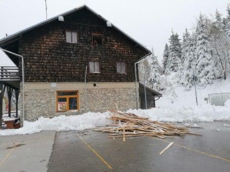 Na Kopah so pričeli z obnovo Partizanskega doma