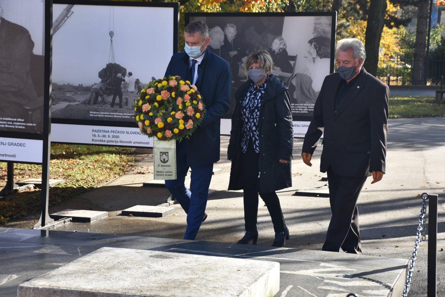 Polaganje vencev v Slovenj Gradcu letos izvedli brez spremljajočih prireditev