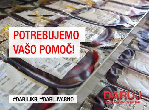 Krvodajalci vabljeni: Zaloge krvi so nizke